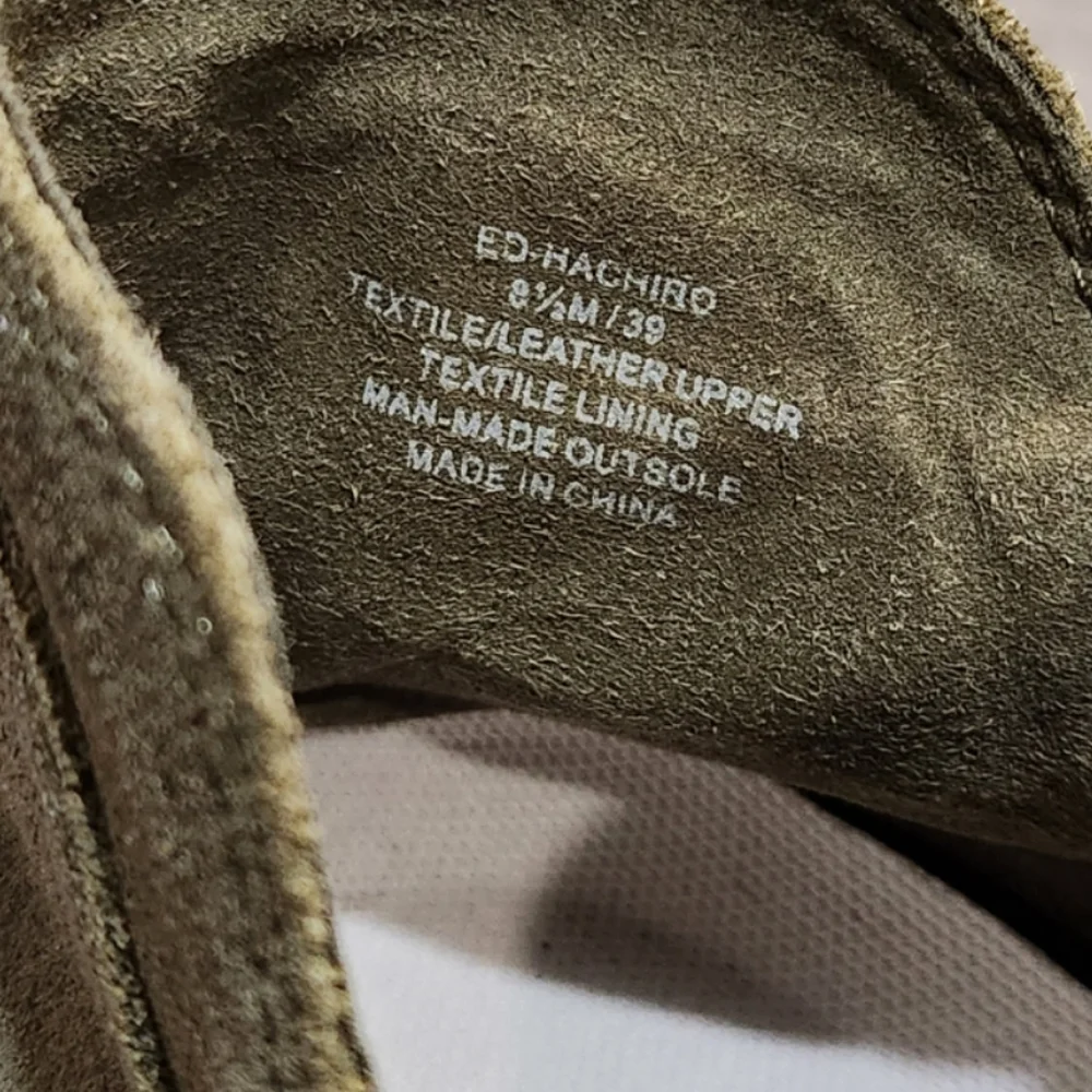 ED by Ellen Degeneres Green Mesh & Suede Sneakers Shoes Hachiro Slip-on 8.5